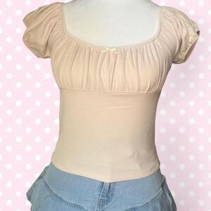 Aeropostale Women's Pink Babydoll Blouse
